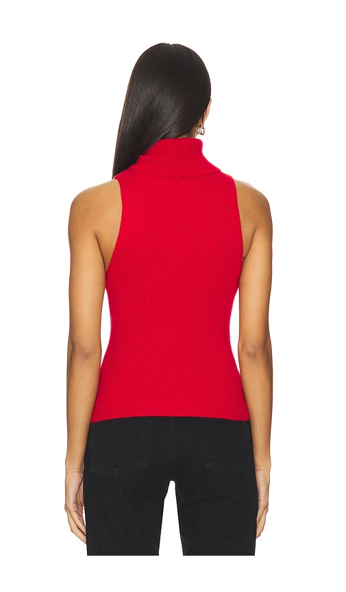 Enza Costa ärmelloser Sweater In Red. Größe Xs. Also In S, M. 