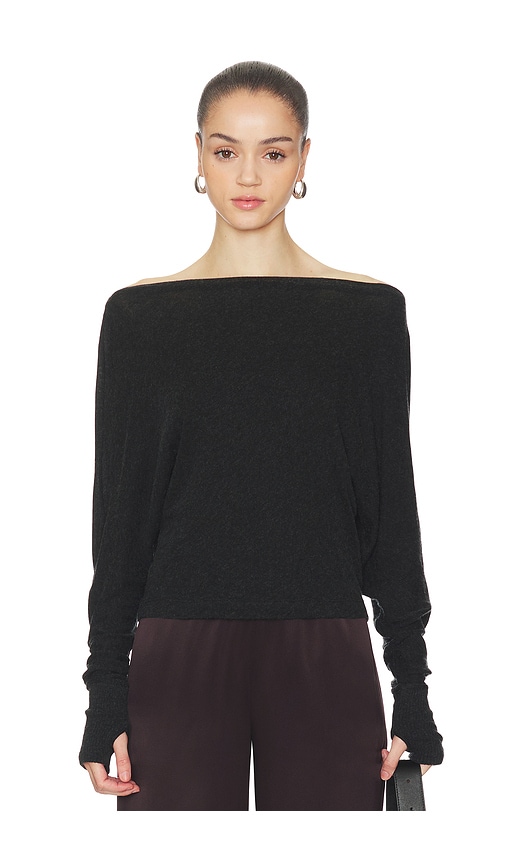 Enza Costa Cashmere Jersey Dolman Top