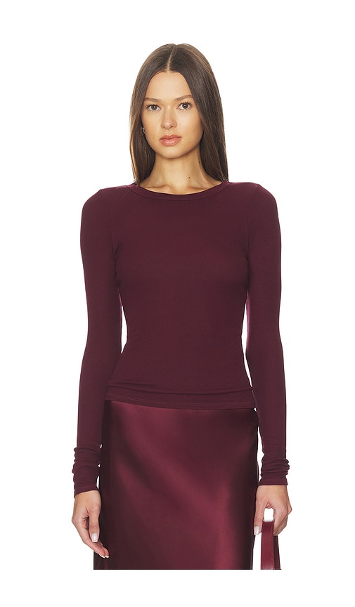 Enza Costa Silk Rib Essential Crew