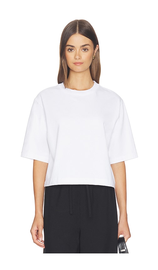 Enza Costa Short Sleeve Supima Structured Tee