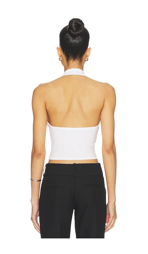  Enza Costa Seiden-ripp Neckholder In White. Größe Xs. Also In S, M, L. 