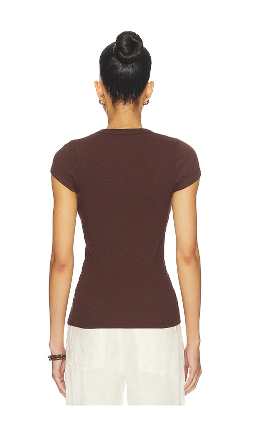  Enza Costa Rippstrick-pullover Mit Kurzen ärmeln Und Struktur In Chocolate. Größe Xs. Also In S, M, L. 