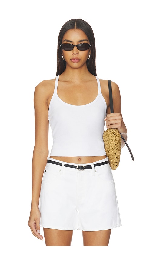 Enza Costa Cotton Rib Cami Tank