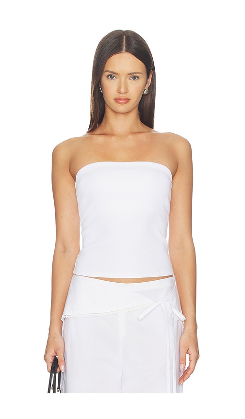 Enza Costa Cotton Rib Bandeau Top | Thumbnail 3 Enza Costa Cotton Rib Bandeau Top | Thumbnail 3