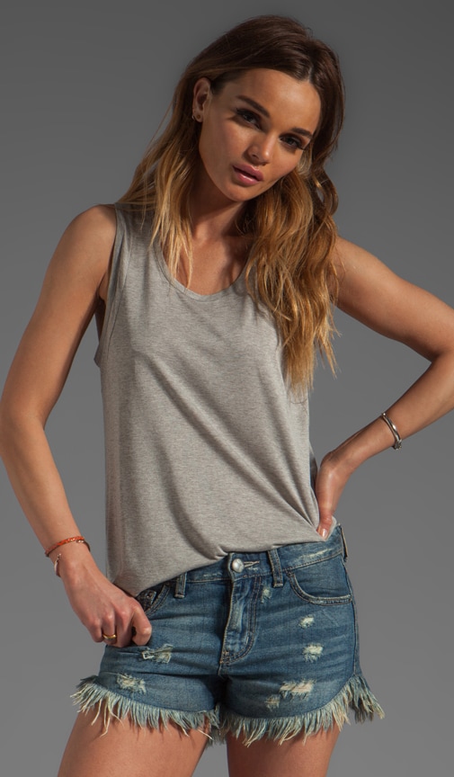 Rayon Jersey Panel Tank