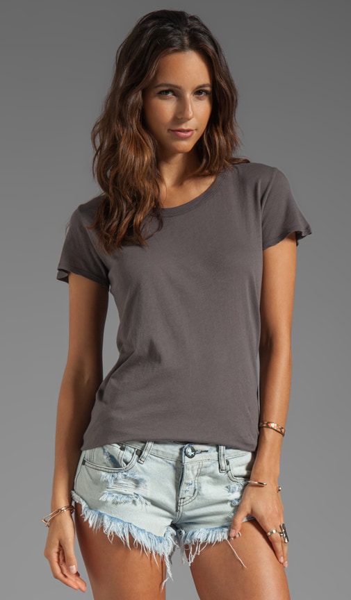 Tissue Jersey Loose Short Sleeve Crew
