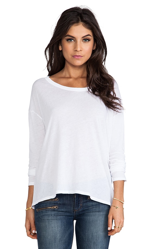 Tissue Jersey Drop Shoulder Long Sleeve
