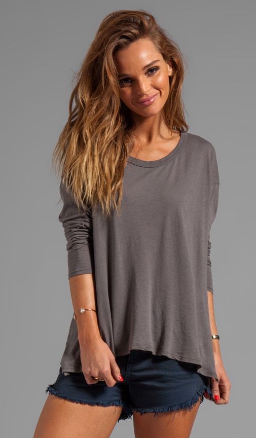 Tissue Jersey Drop Shoulder Long Sleeve
