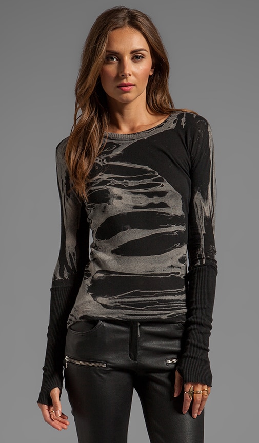 Costae Cashmere Jersey Cashmere Cuffed Crew