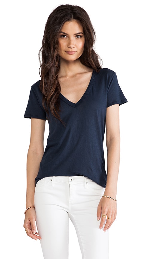 Hi-Lo Short Sleeve V Tee