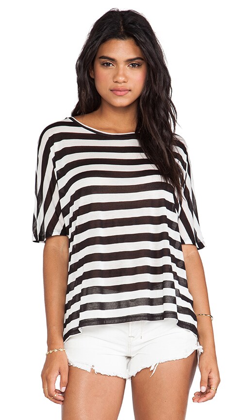 Stripe Dolman Top