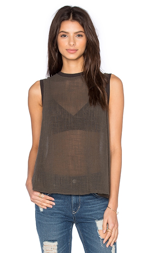 Sleeveless Trapeze Top