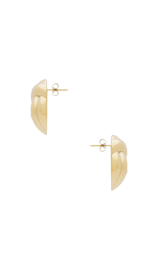 EPIFENE ROUND SWIRL STUD EARRINGS 