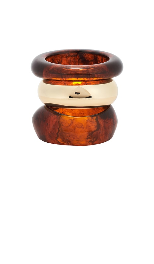 Epifene Bangles Set Of 3 in Brown - Epifene - Modalova