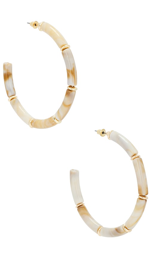 Bamboo Hoops in Neutral.