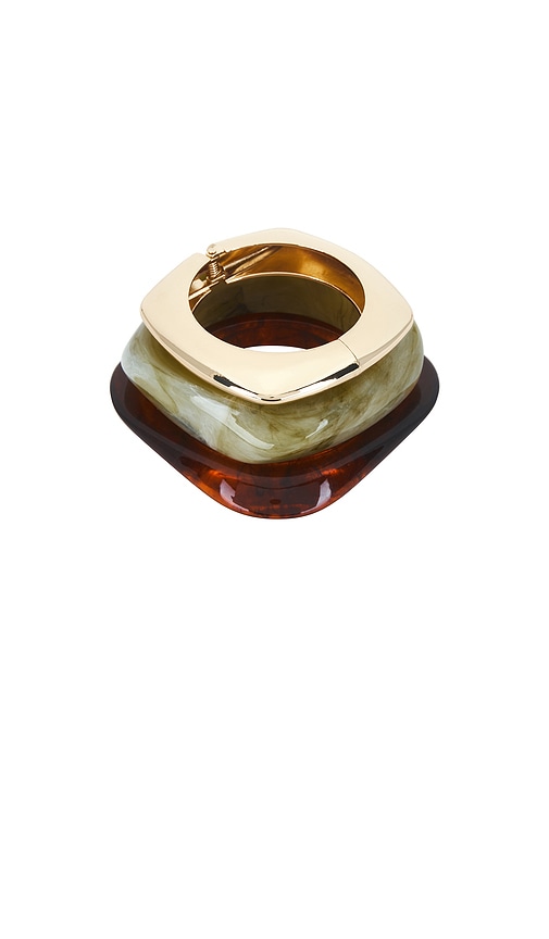 Epifene Bangles Set Of 3 in Brown.