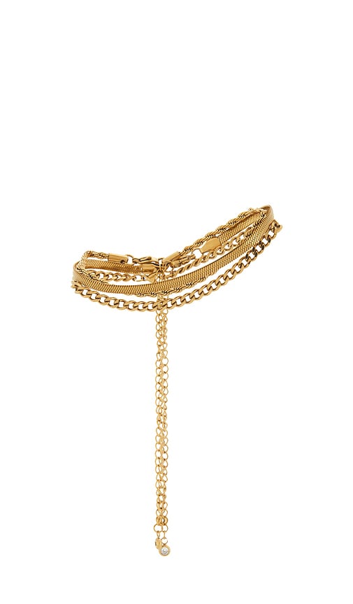 Epifene LOT DE 3 BRACELETS DE CHEVILLE en Metallic Gold 65 €
