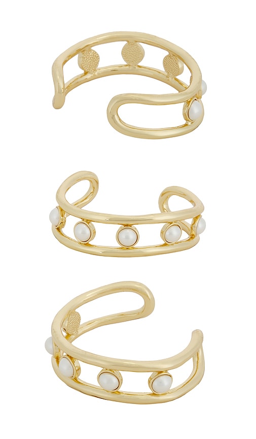 Epifene LOT DE 2 MANCHETTES DE BRAS en Metallic Gold 81 €