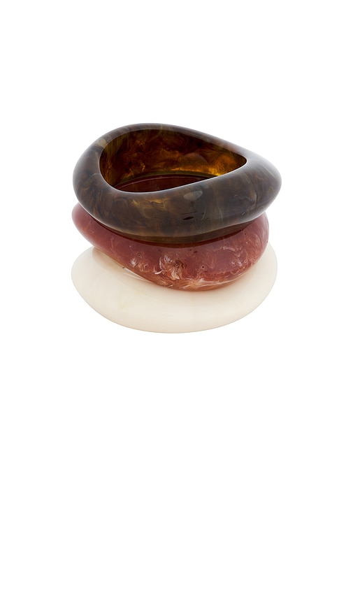 Epifene LOT DE 3 BRACELETS en BrownWhite 86 €