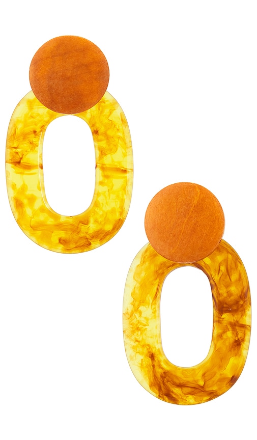 Epifene BOUCLES DOREILLES PENDANTES en Brown 60 €