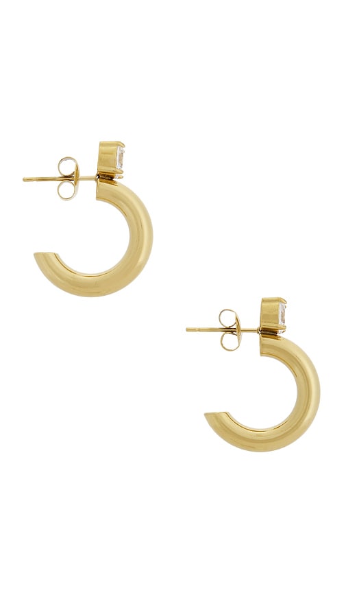  Epifene Mini Hoop & Earcuff Set Of 3 In Metallic Gold. 