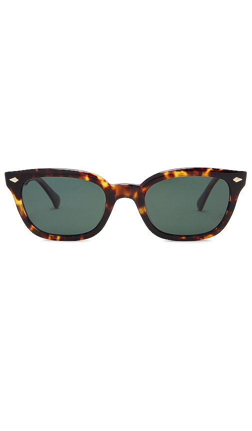 Epokhe Ceremony Sunglasses in Tortoise Polished & Green | REVOLVE