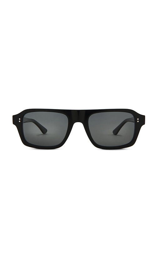 Epokhe Mono Sunglasses in Black Polished & Black Polarized