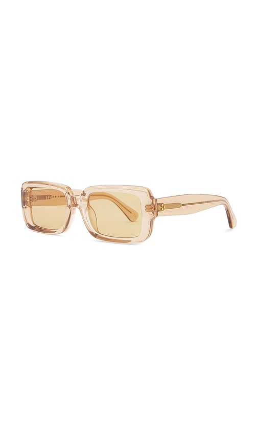 Shop Epokhe Dune Sunglasses In Beige Smoke Polished & Amber