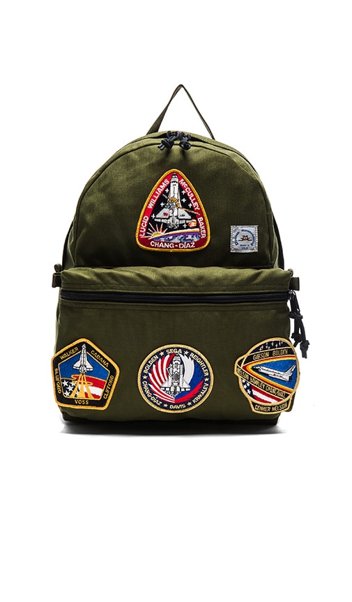 Epperson Mountaineering Day Pack with Vintage Nasa Patch in Moss 