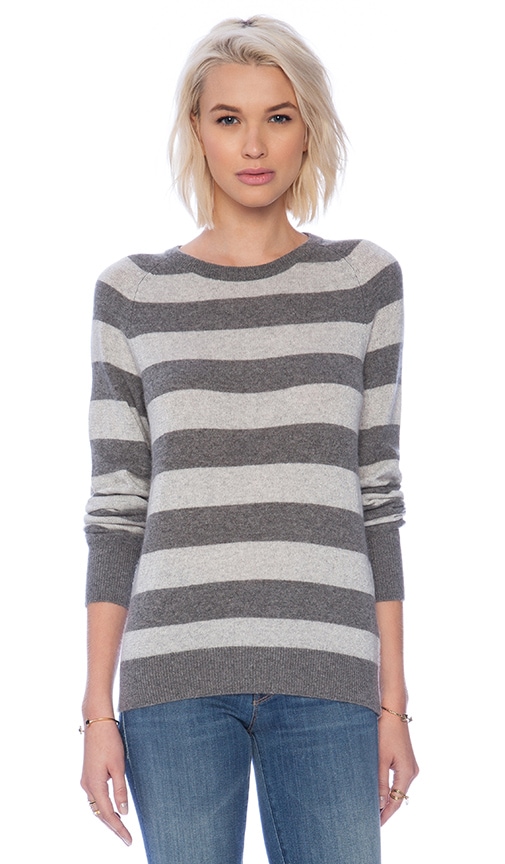 Sloane Lurex Stripe Crew Neck