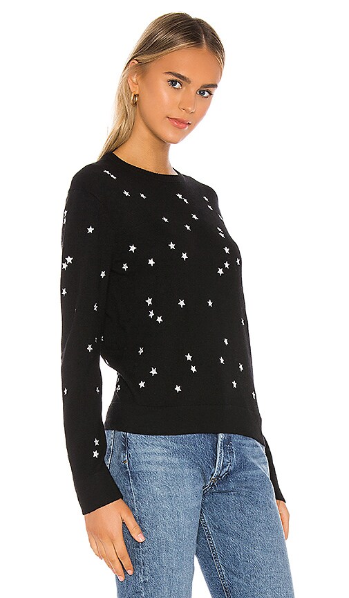 Equipment Nartelle Embroidered Star Jumper In True Black | ModeSens