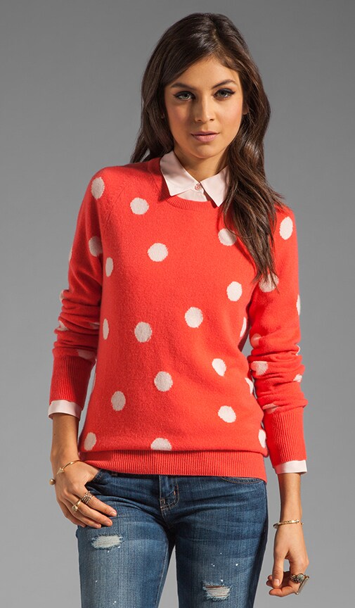 Sloane Classic Dots Crew Neck Sweater