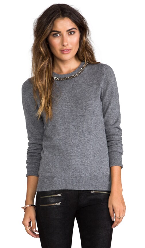 Shane Pullover w/ Embellished Neck