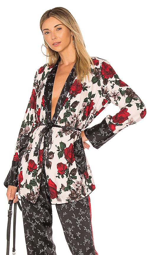 Equipment Theron Robe in Cosmetic Pink Multi | REVOLVE