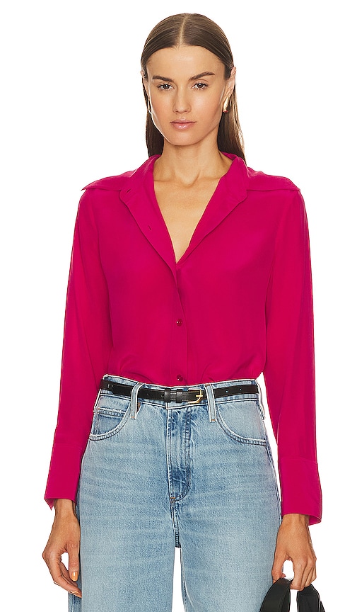 Equipment Leona Shirt in Cerise