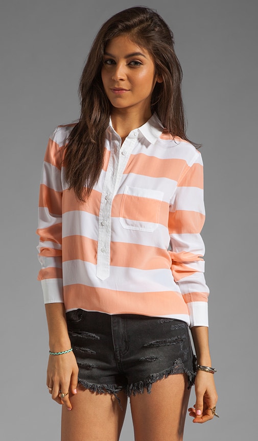 Capri with Contrast Blouse