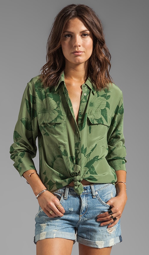 Tropical Floral Signature Blouse