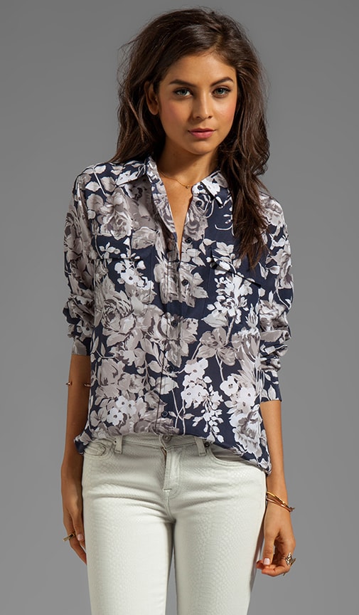 Countryside Floral Printed Signature Blouse