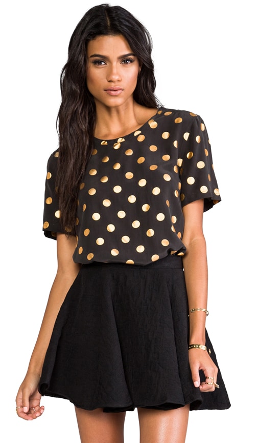 Riley Modern Dot Foil Blouse