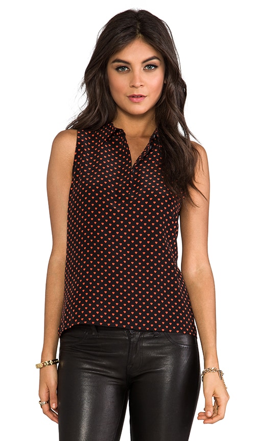 Francis Sleeveless Angelica Hearts Blouse