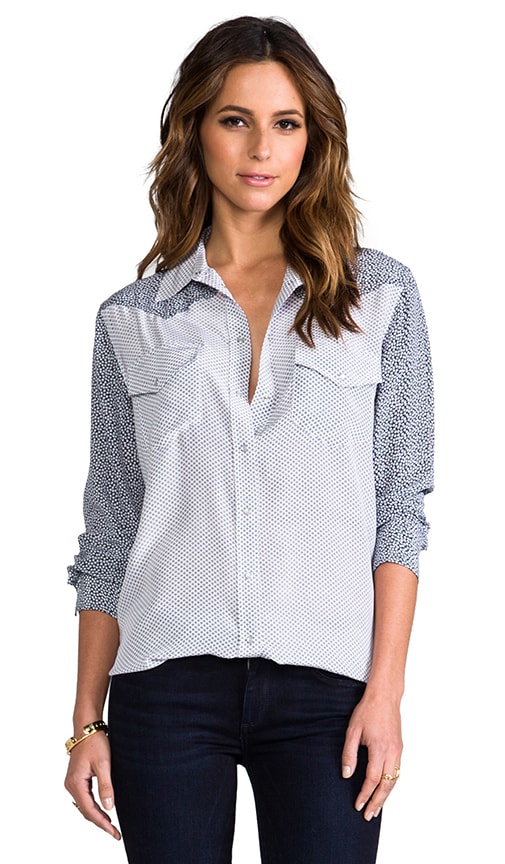 Reid Linear Hoops Blouse