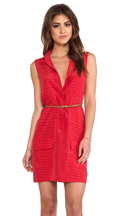 Sleeveless Lucida Crocodile Blouse