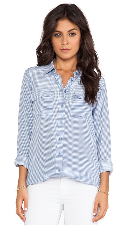 Slim Signature Archive Absoulte Houndstooth Blouse