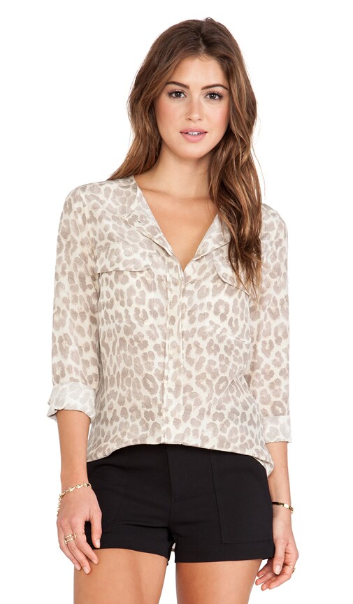 Lynn Mischievous Leopard Print Blouse