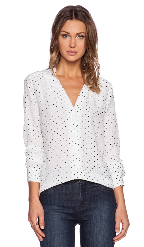 Adalyn Uniform Dot Blouse