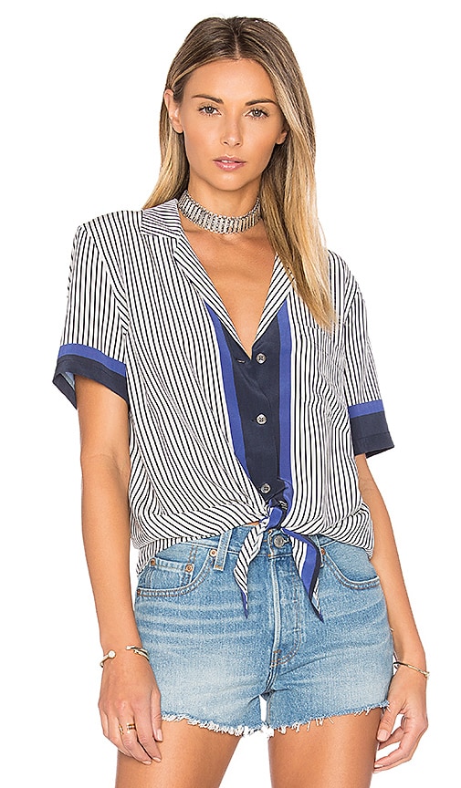 Keria Front Tie Blouse