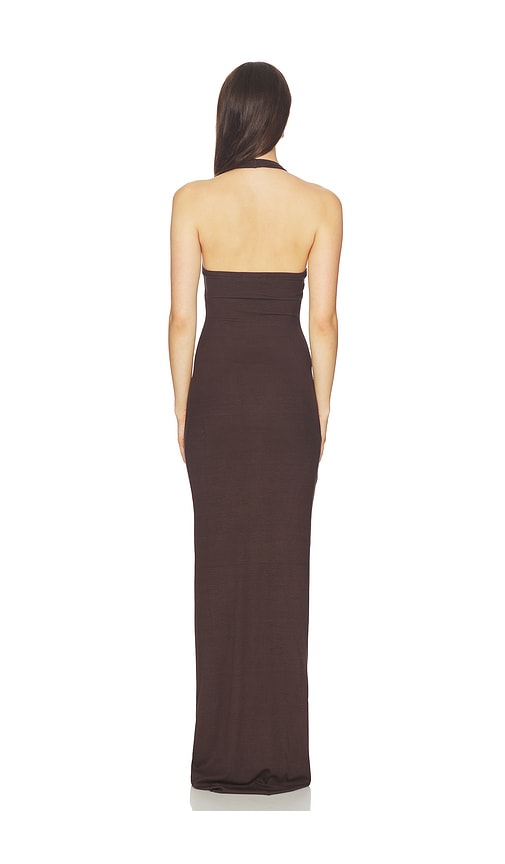  Eterne Neckholder-kleid In Chocolate. Größe Xs. Also In M. 