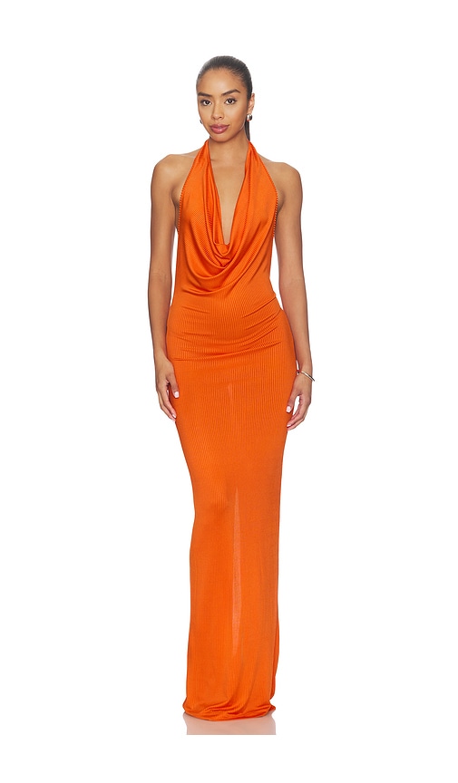 Eterne ROBE MAXI GISELE en Orange Taille M Also en XS S L XL 663 €