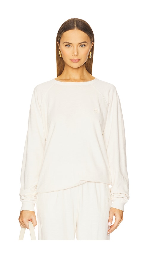 Eterne Sonny Oversized Sweatshirt in Neutral. - size XS (also in L, M, S)