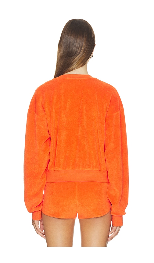 Eterne Cropped V-Neck Sweatshirt | Thumbnail 3